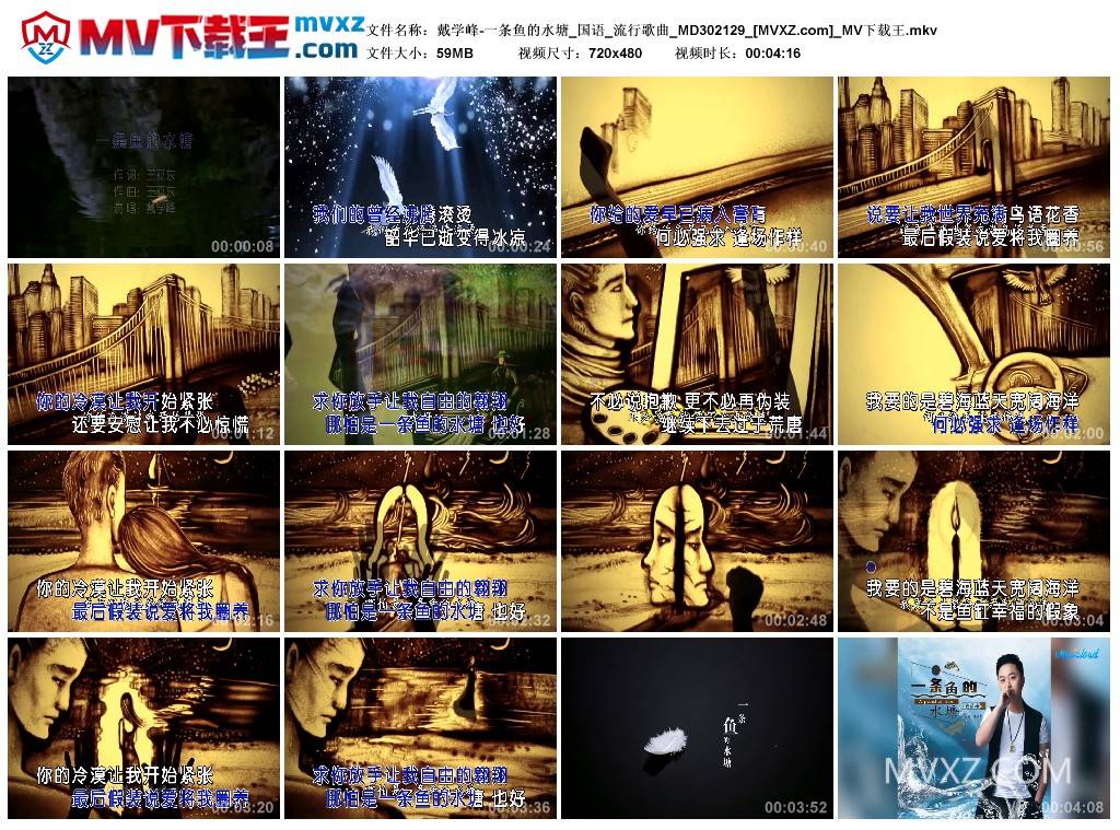 戴学峰-一条鱼的水塘_国语_流行歌曲_MD302129
